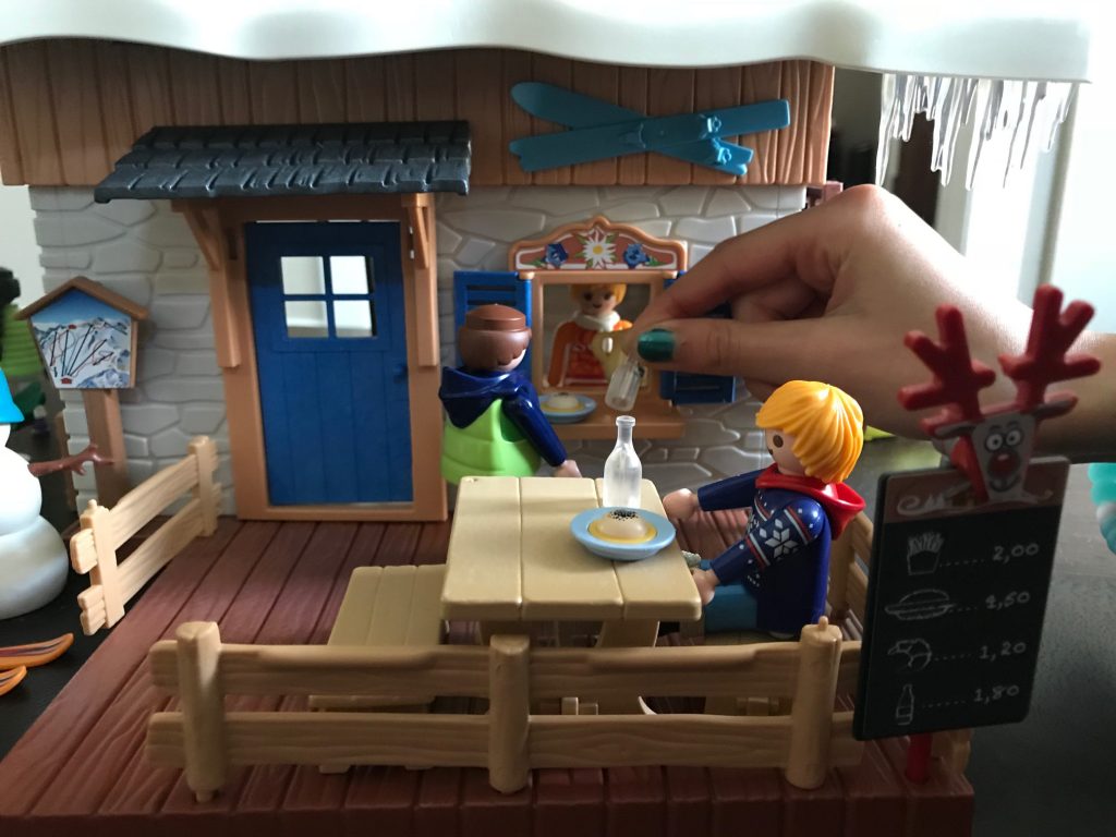 Playmobil ski lodge exterior