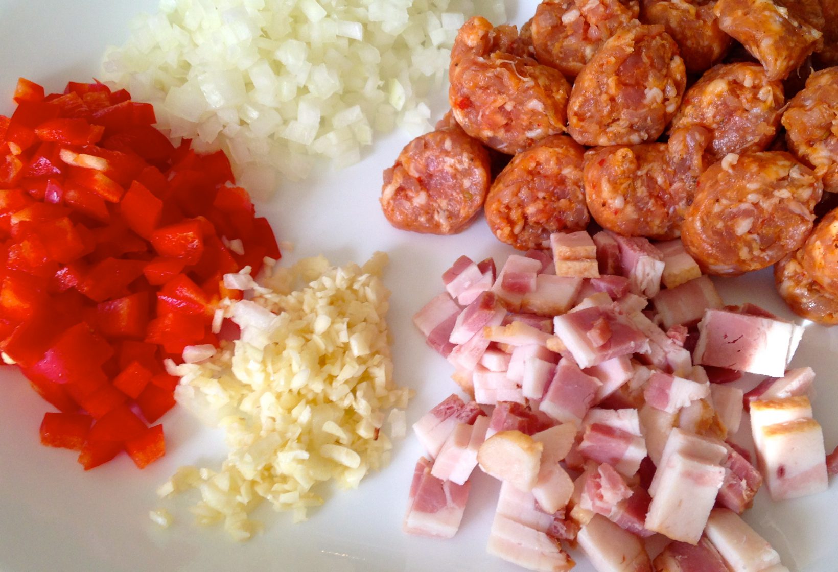 Satisfying Italian Sausage and Bacon Rice recipe My Family Stuff