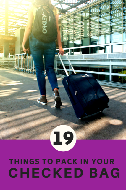 19 Things to Pack in your Checked Bag for your Next Vacation - My ...