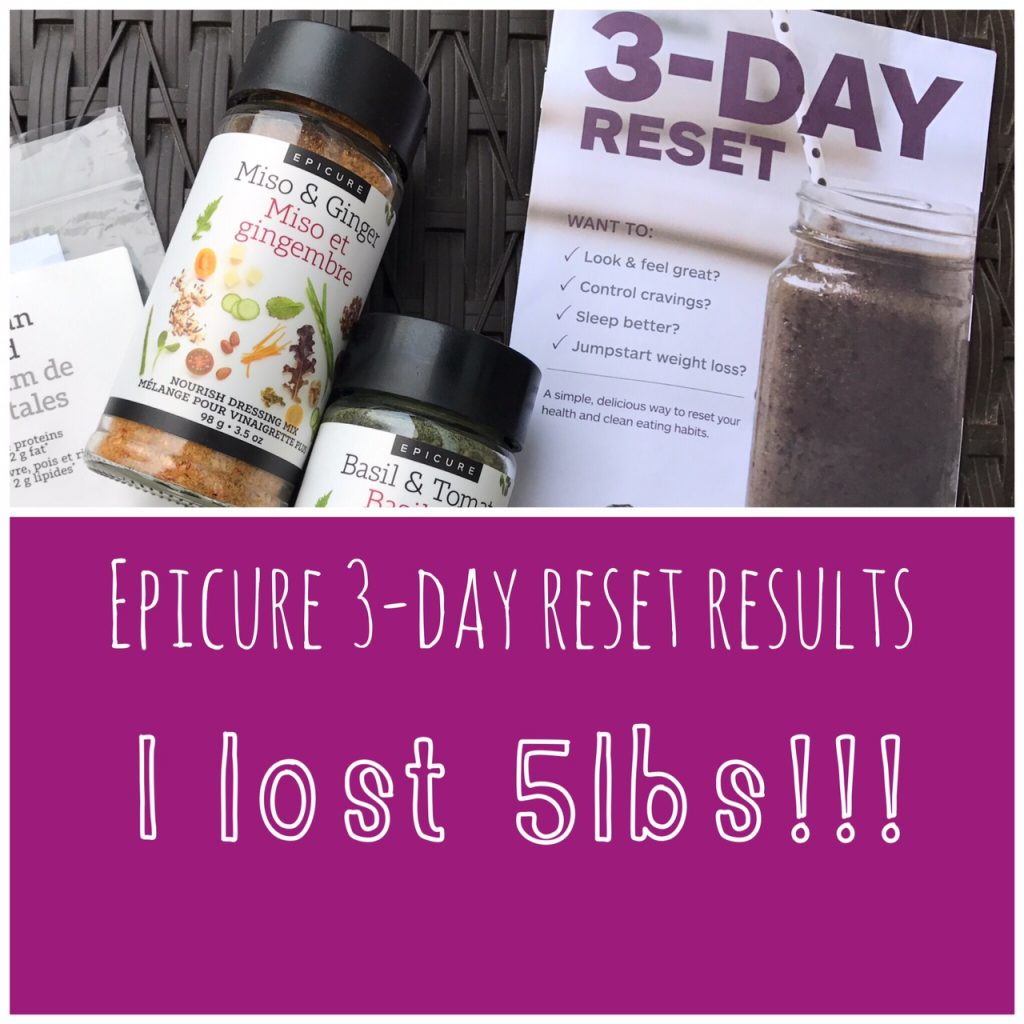 Epicure 3 Day Reset Review My Family Stuff