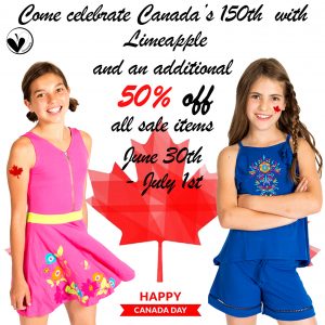 Limeapple canada day sale