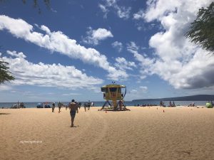Lifeguards at Makena Beach