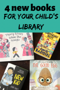 Four new Harper Collins books for children.