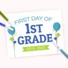 8 Free Back to School First Day Printables - My Family Stuff