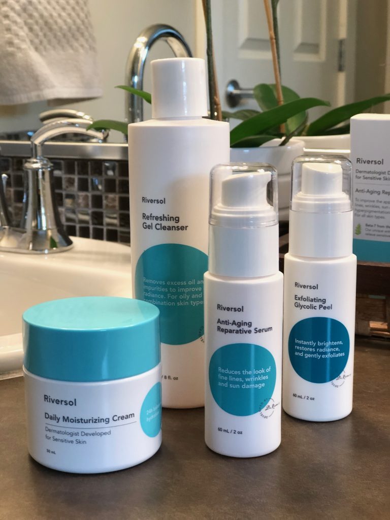 My New Skincare Routine with Riversol Products - My Family Stuff