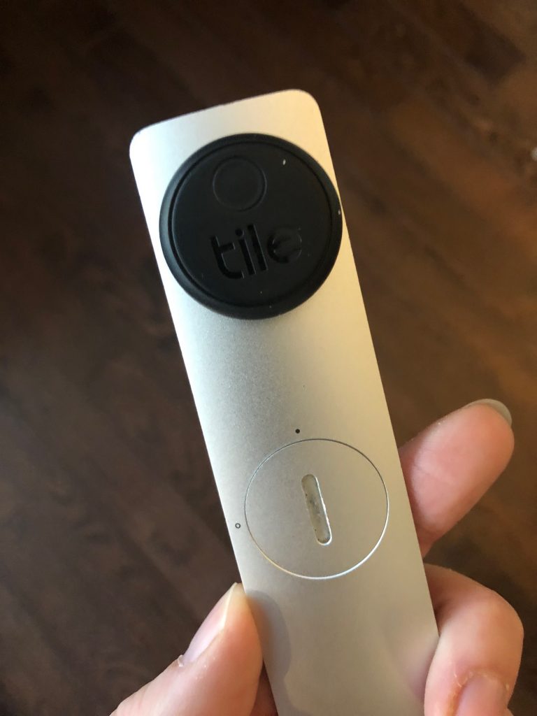 Tile Sticker on remote