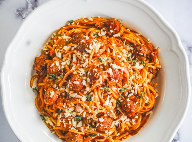 Spaghetti and Meatballs in Instant Pot