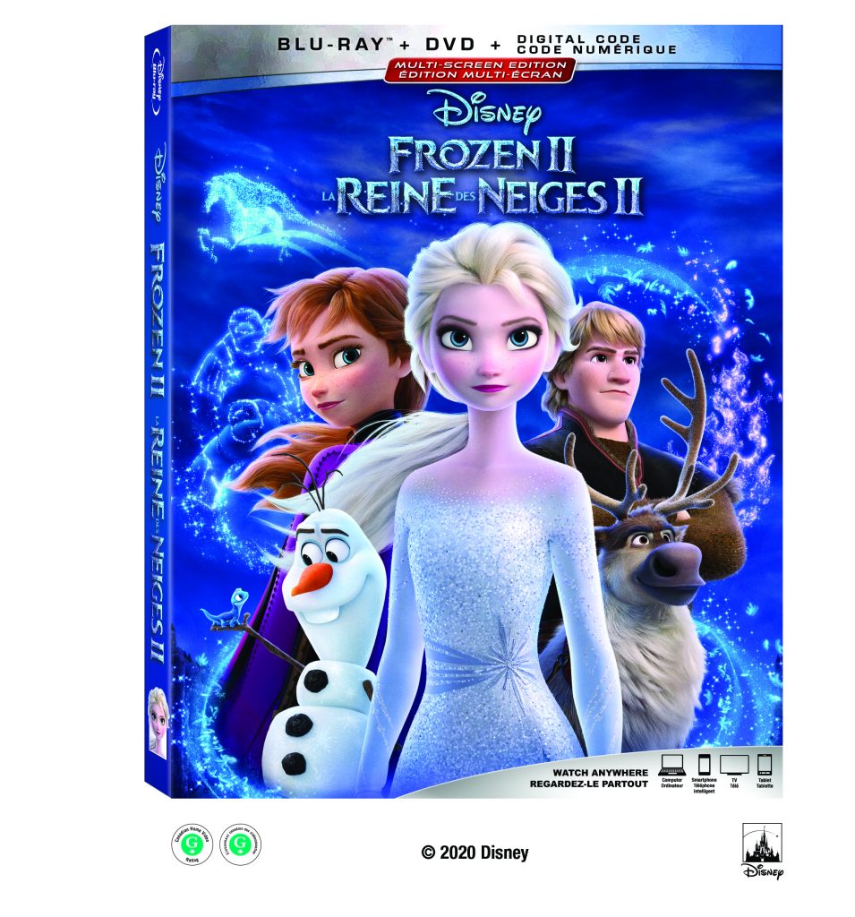 Frozen 2 on DVD and Blu-Ray