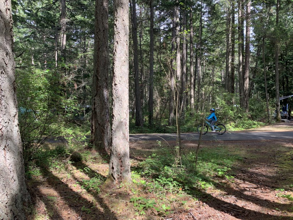 green BC Parks campground