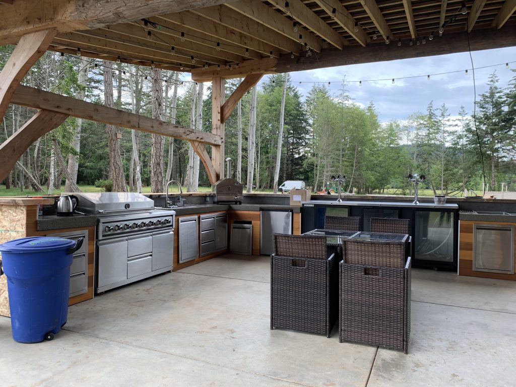 kitchen at Fossil Beach Farm