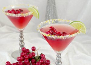 Cranberry Cosmo mocktail