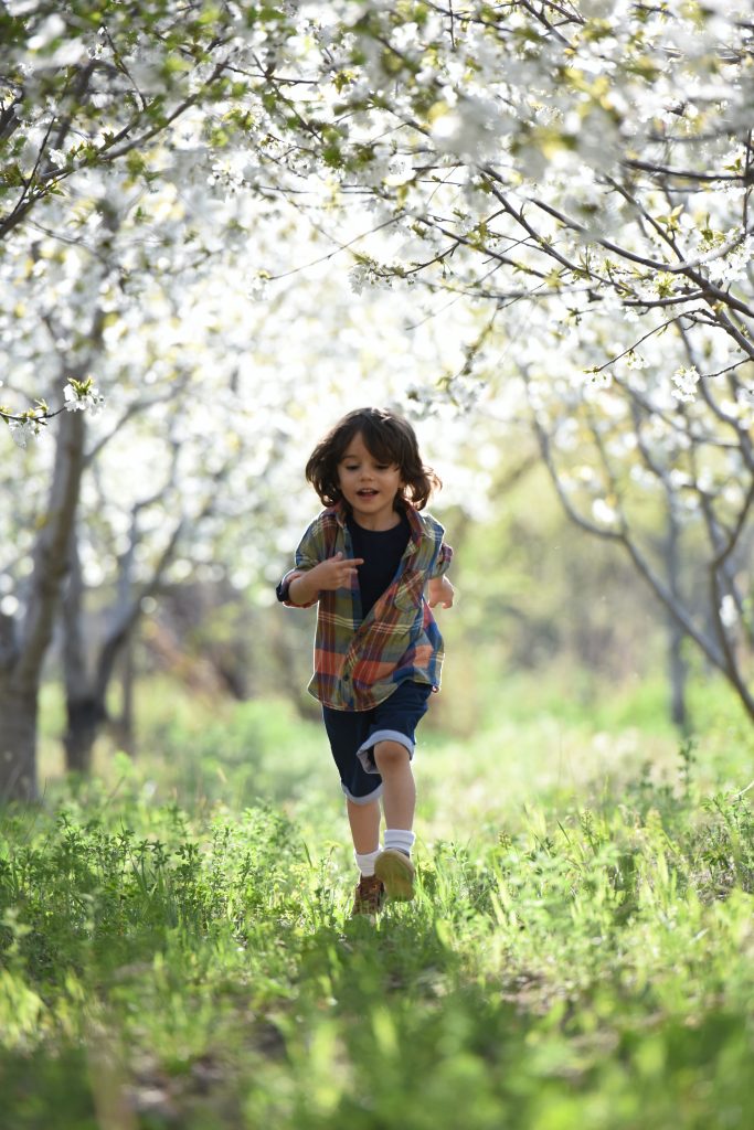 Boy walking