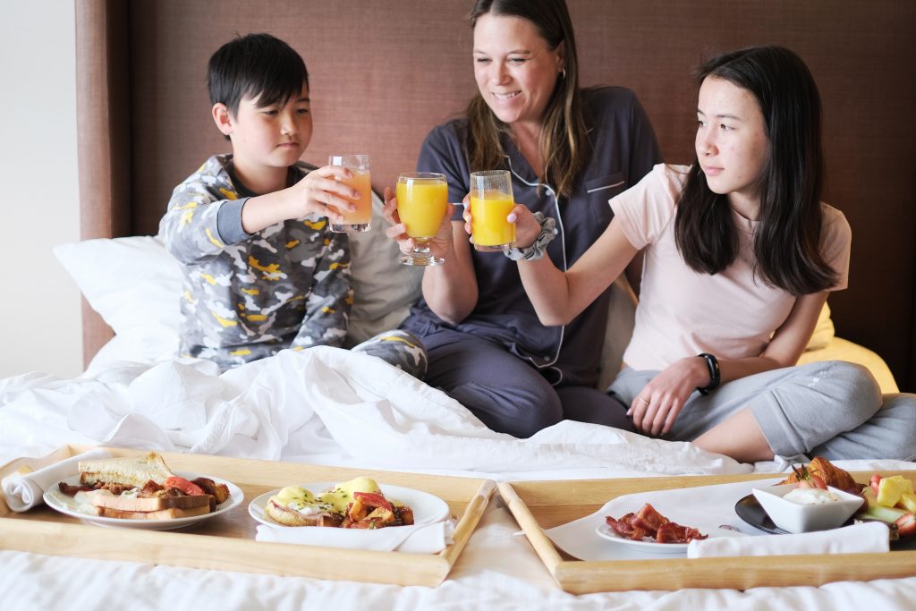 Breakfast in bed Inn at Laurel Point