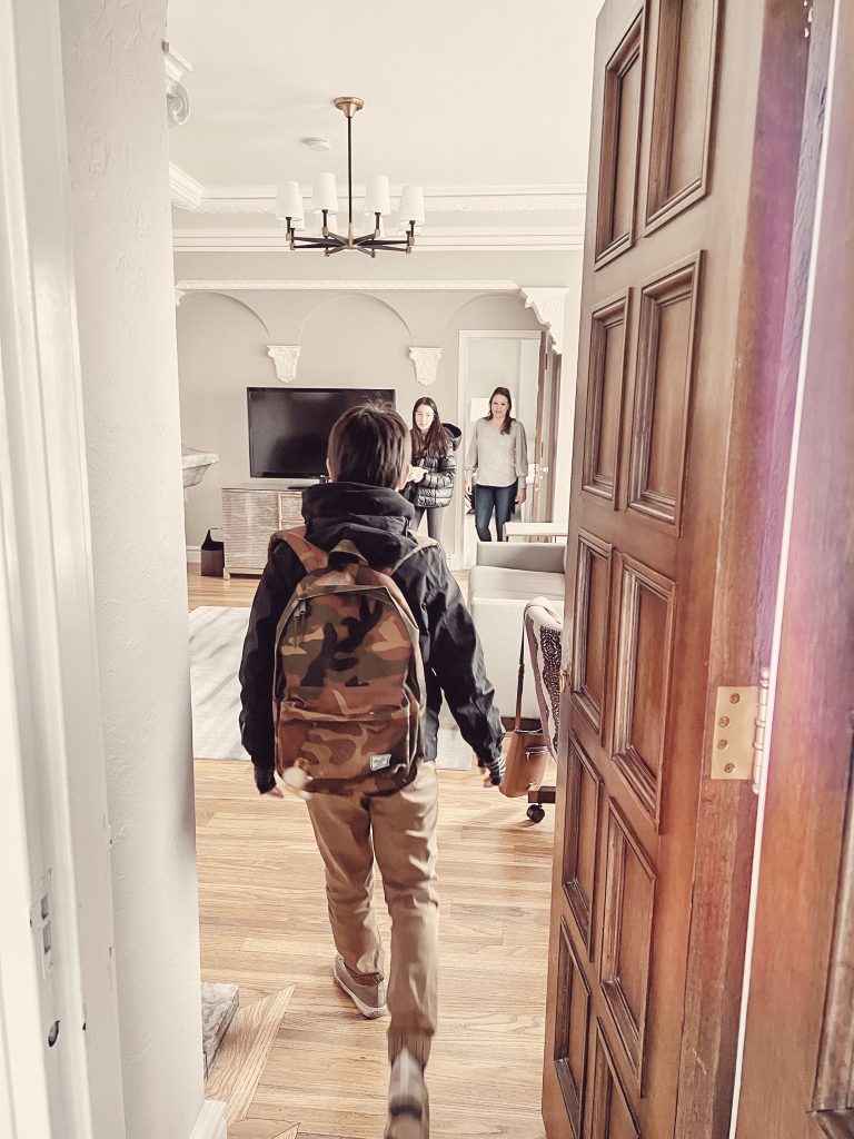 boy in room at the Fairmont Empress