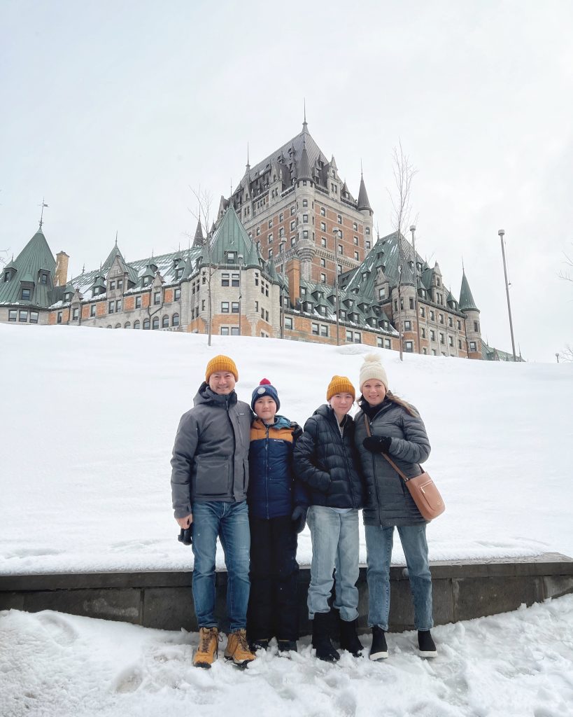 Fairmont Chateau Frontenac winter